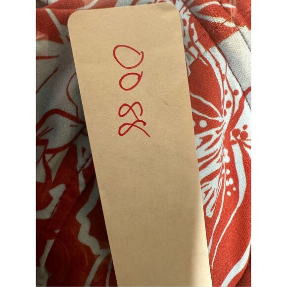 L*Space size S Nikita Swim Top Going Tropical Red Blue Tie Back Underwire New - Picture 7 of 7